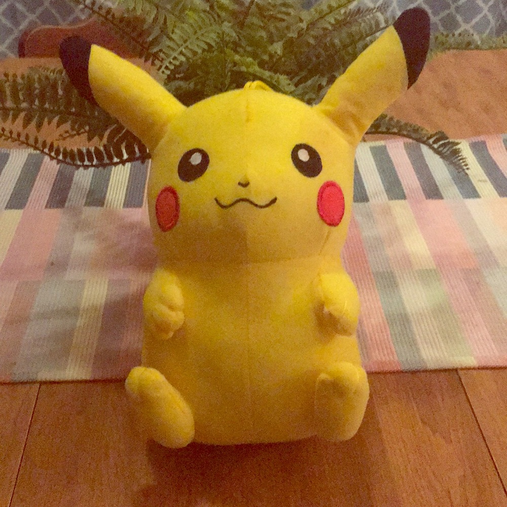 Pikachu from Pokémon stuffed animal!